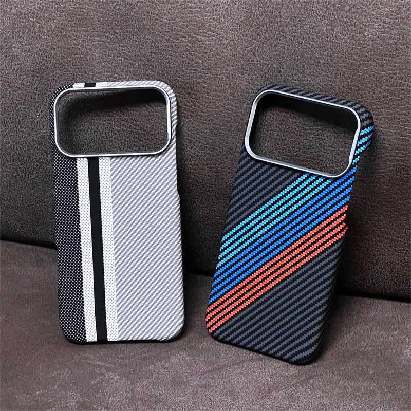 Carbon Fiber MagSafe iPhone Case – Military-Grade Shockproof with Metal Camera Ring