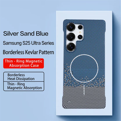 Samsung Galaxy Carbon Fiber MagSafe Case – Shockproof Kevlar Cover S25 S24 S23