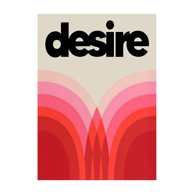 Bold Typography Wall Art Poster – Modern Minimalist Print