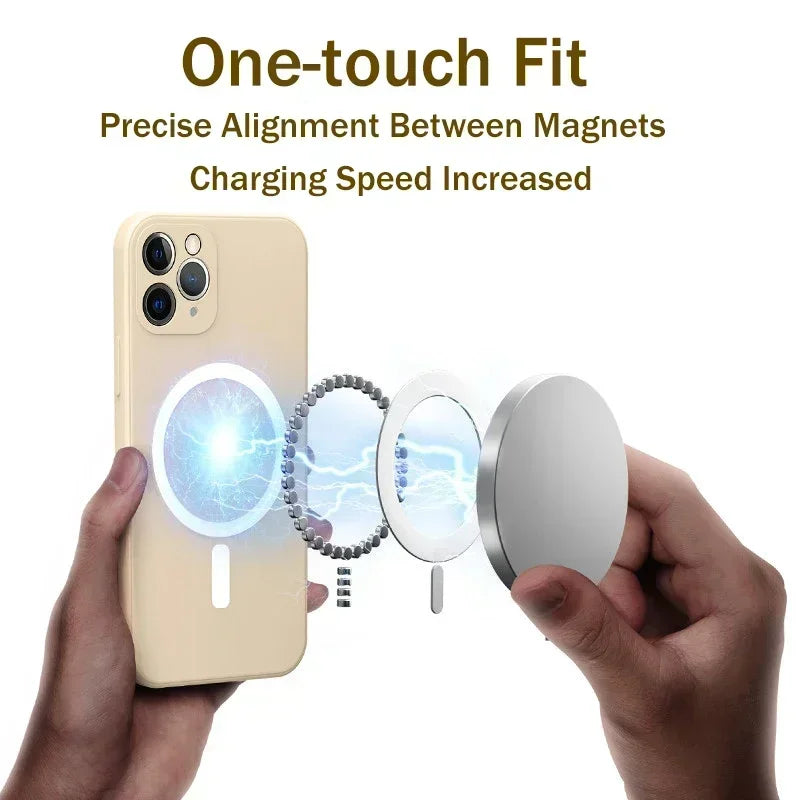 MagSafe Liquid Silicone iPhone Case – iPhone 11 to 17 Series