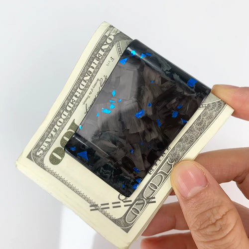 Forged Carbon Fiber Money Clip & Slim Card Holder
