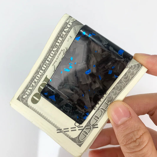 Forged Carbon Fiber Money Clip & Slim Card Holder