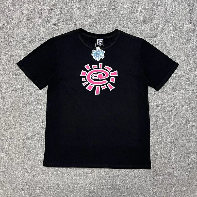 Sun Print Graphic T-Shirt – Casual Cotton Tee for Men & Women