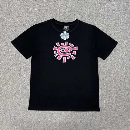 Sun Print Graphic T-Shirt – Casual Cotton Tee for Men & Women