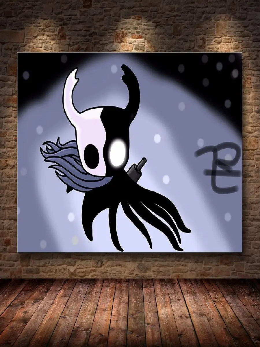 Hollow Knight Hornet Canvas Poster – Video Game Wall Art Print
