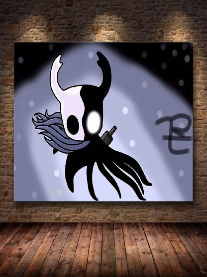 Hollow Knight Hornet Canvas Poster – Video Game Wall Art Print
