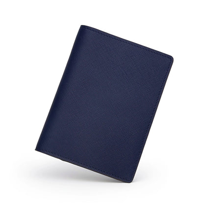 Custom Name Personalized Premium Rfid Blocking Saffiano Leather Passport Holder Wallet Gift Friend