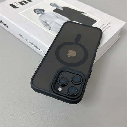 MagSafe iPhone Case – Magnetic Wireless Charging Shockproof Matte Cover