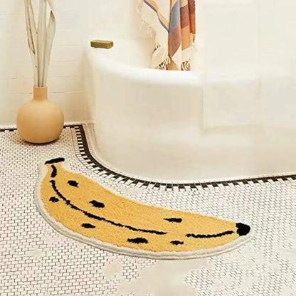 Eggplant Shaped Bathroom Mat – Non-Slip Absorbent Shower Rug