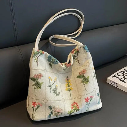 New Models Silk Jacquard Fashionable Minimalist Bag