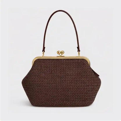 Luxury Clip Clasp Shoulder Bag – Women's Elegant Handbag