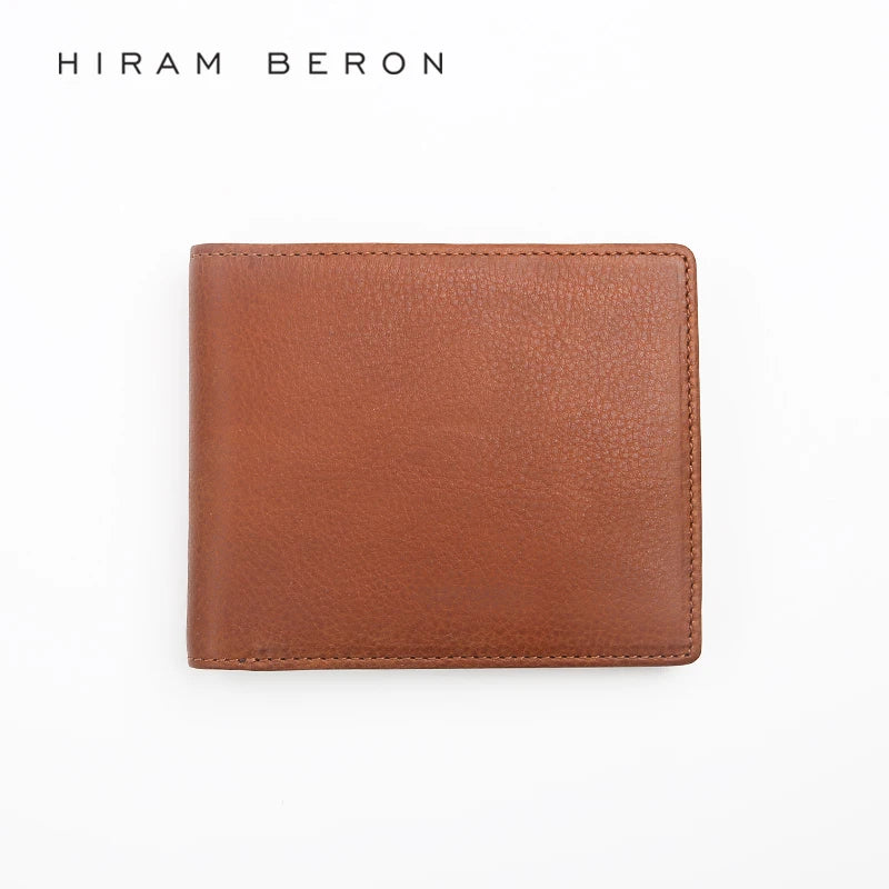 RFID Blocking Genuine Leather Wallet for Men – Hiram Beron Large Capacity Card Holder