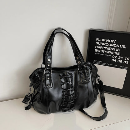 Leftside Vintage Brown Leather Shoulder Bag Women Retro Crossbody Purse Female Handbags Purses Chic