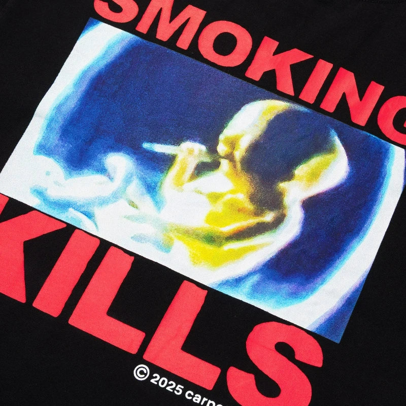 No Smoking Graphic T-Shirt – Y2K Retro Streetwear Tee