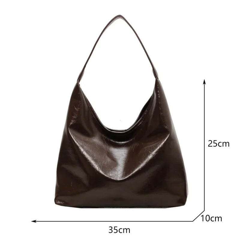 Large Capacity Red Bag For Women 2026 New Retro Texture