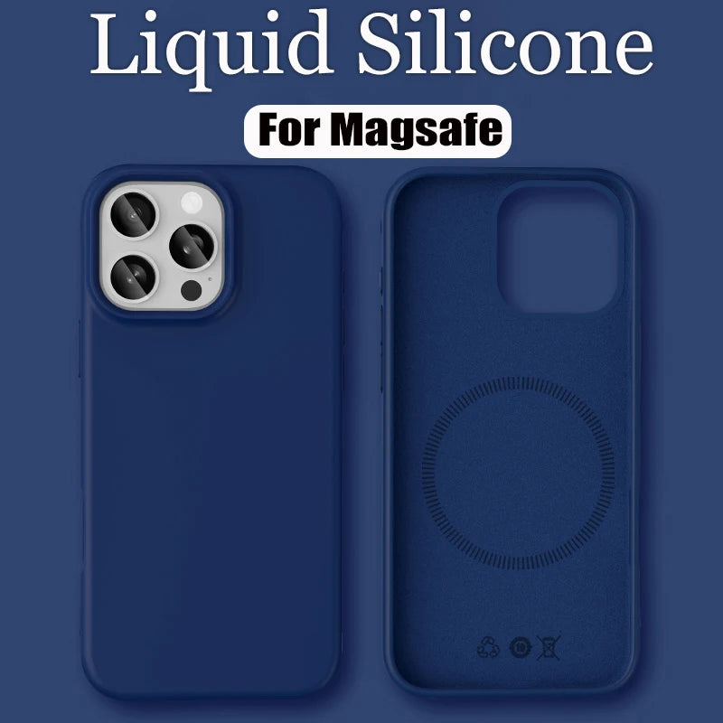 Liquid Silicone MagSafe iPhone Case – iPhone 13 to 17 Series