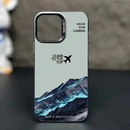 Mountain Peak iPhone Case – Shockproof Adventure Design for iPhone 11–17 Series