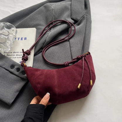 Velvet Material Zipper High Quality Shoulder Bag
