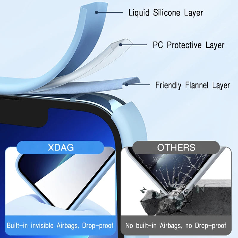 Liquid Silicone Samsung Case – Square Edge, Galaxy S20–S23 & Note 20