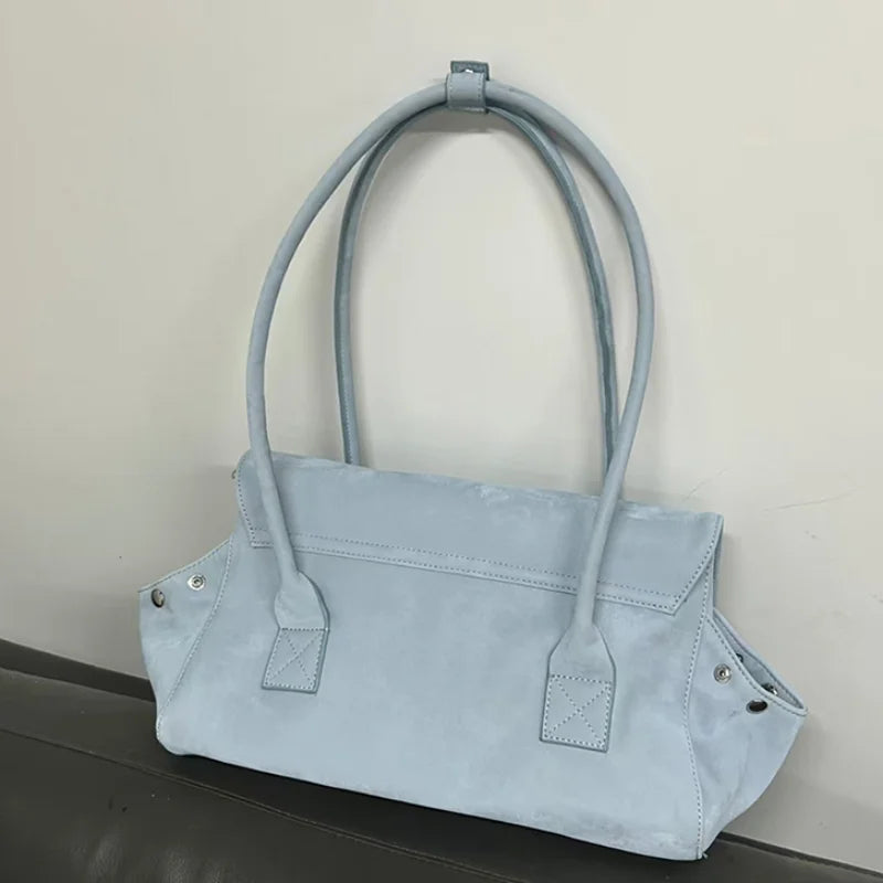 Vintage Studded Shoulder Handbag