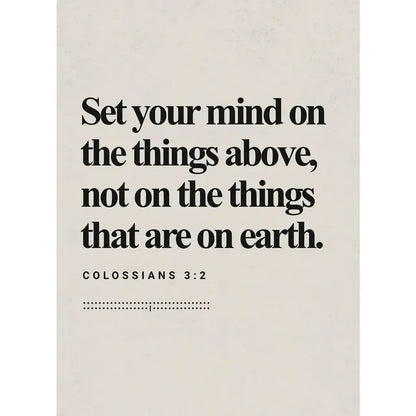 Bible Scripture Canvas Wall Art – Christian Quote Poster for Home Decor