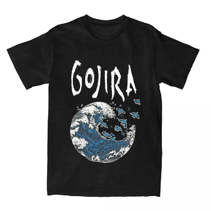 Gojira Band Graphic T-Shirt – Vintage Loose Fit Cotton Tee