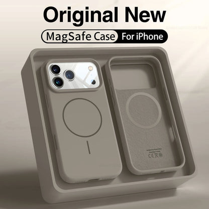 MagSafe Liquid Silicone iPhone Case for iPhone 12–17 Series