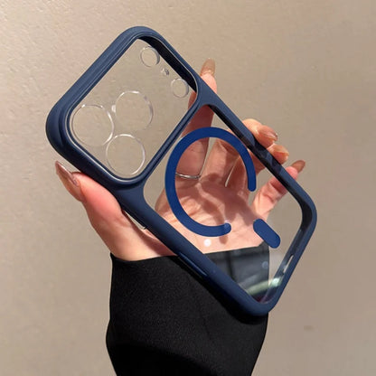 MagSafe iPhone Case – Transparent Defender with Camera Protection