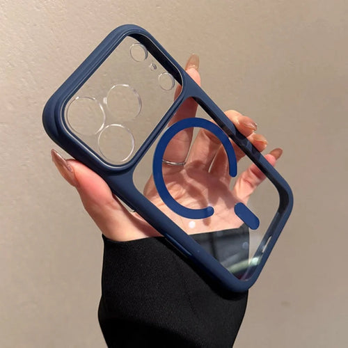 MagSafe iPhone Case – Transparent Defender with Camera Protection