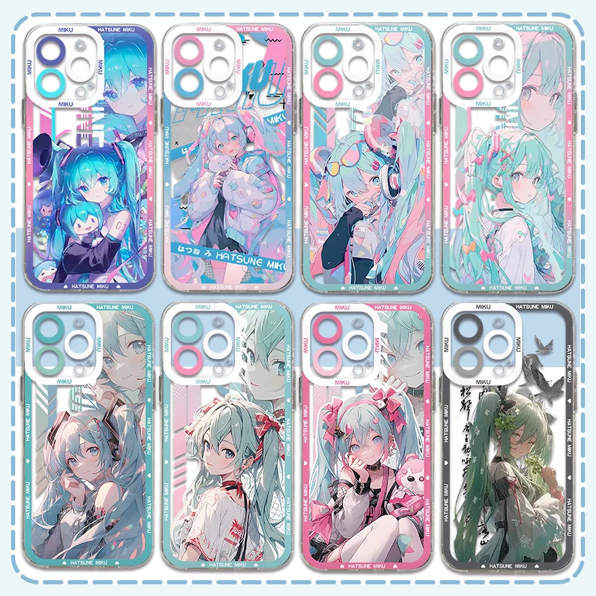 Hatsune Miku iPhone Case – Anime Phone Cover for iPhone 11–17