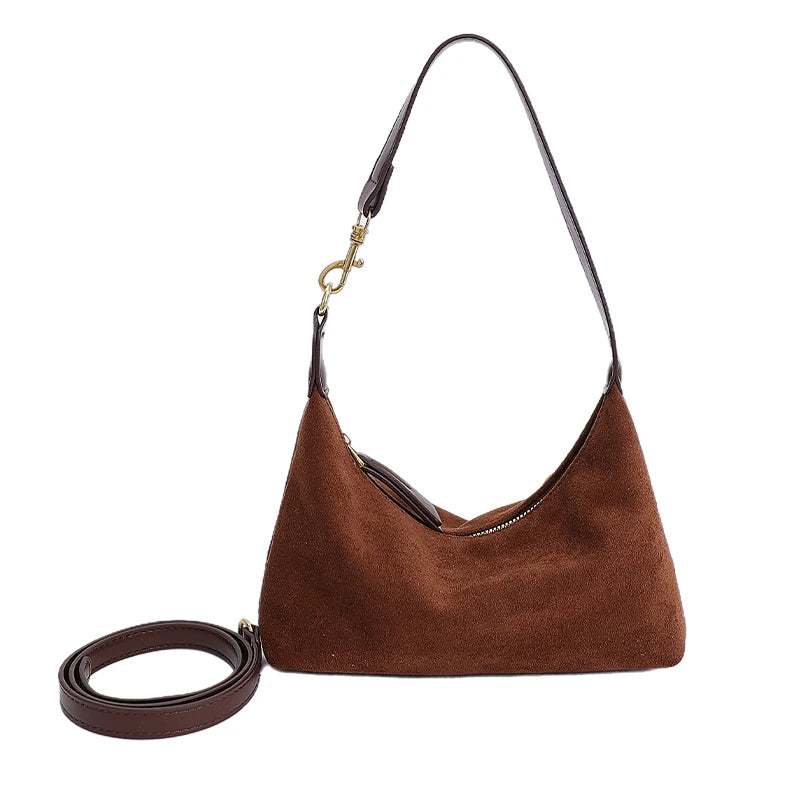 Small Crossbody Hobo Bag – Women's PU Leather Shoulder Purse