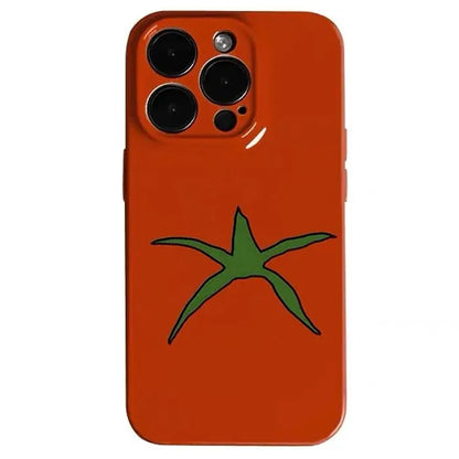 Tomato Art Glossy Hard PC Phone Case for Google Pixel 7 8 9 10 Series