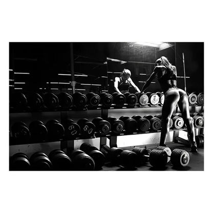 Gym Motivation Wall Art Print – Bodybuilding Fitness Poster for Home & Gym Decor
