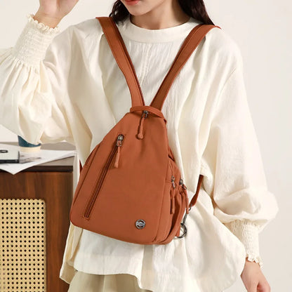 Simple Multi-functional Small Backpacks Chest Crossbody Shoulder Bags