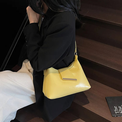 PU Leather Shoulder Bag for Women – Korean Style Mini Handbag
