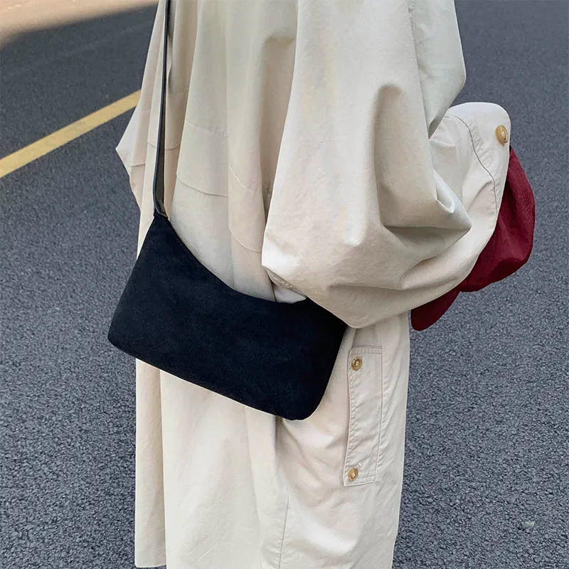 Small Crossbody Hobo Bag – Women's PU Leather Shoulder Purse