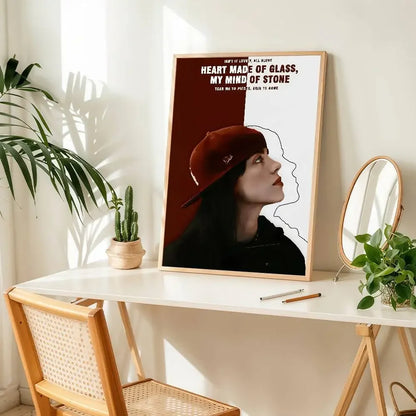 Billie Eilish Wall Art Poster – Music Fan Room Decor Print