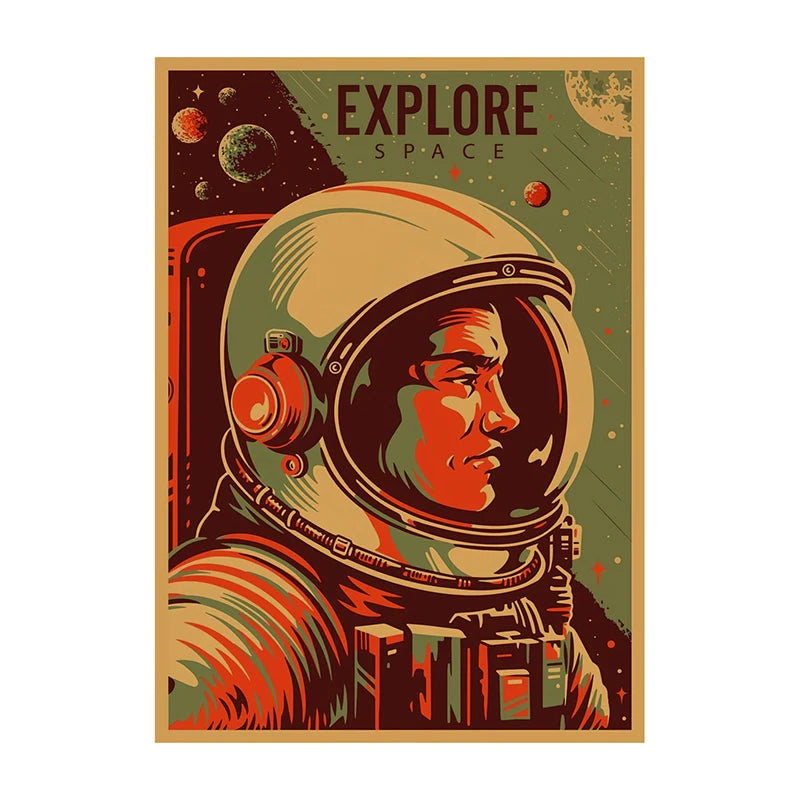 Soviet USSR Vintage Poster Wall Art Print – Retro CCCP Canvas Decor