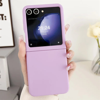 Galaxy Z Flip Frosted Hard PC Phone Case – Matte Colorful Cover