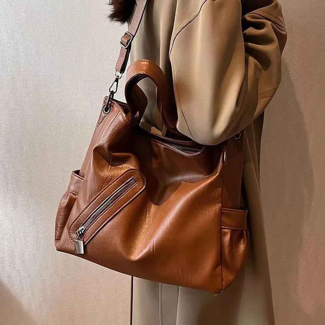 Large Capacity Elegant Texture Shoulder Handbag