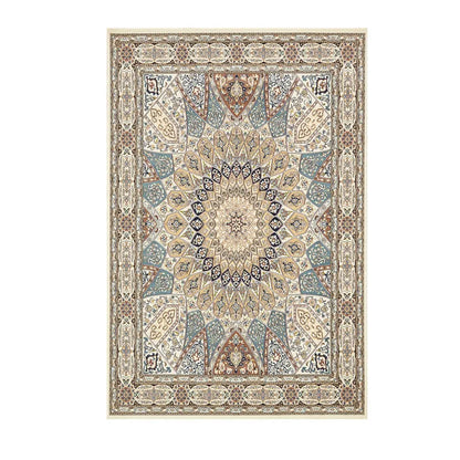 Persian Retro Area Rug – Washable Foldable Cashmere-Feel Carpet