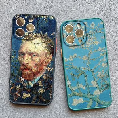 Van Gogh Oil Painting Phone Case for iPhone 17 16 15 14 13 12 11 X Series