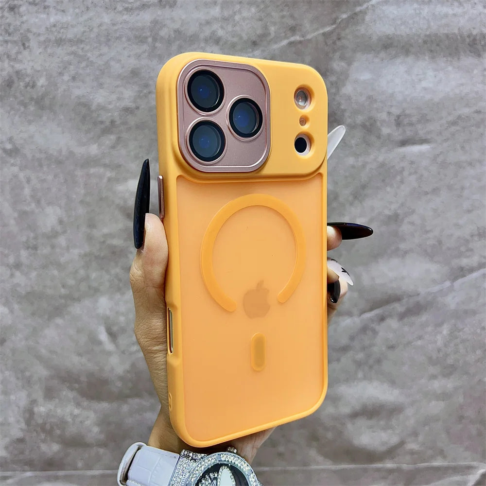 MagSafe iPhone Case – Matte Translucent with Camera Protector