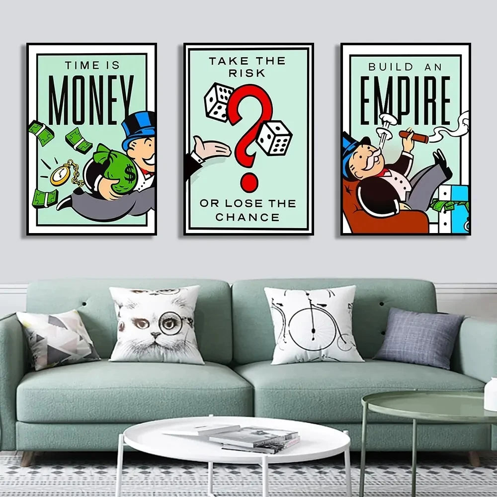 Take the Risk or Lose the Chance Motivational Wall Art Print