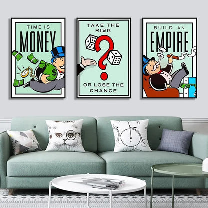 Take the Risk or Lose the Chance Motivational Wall Art Print