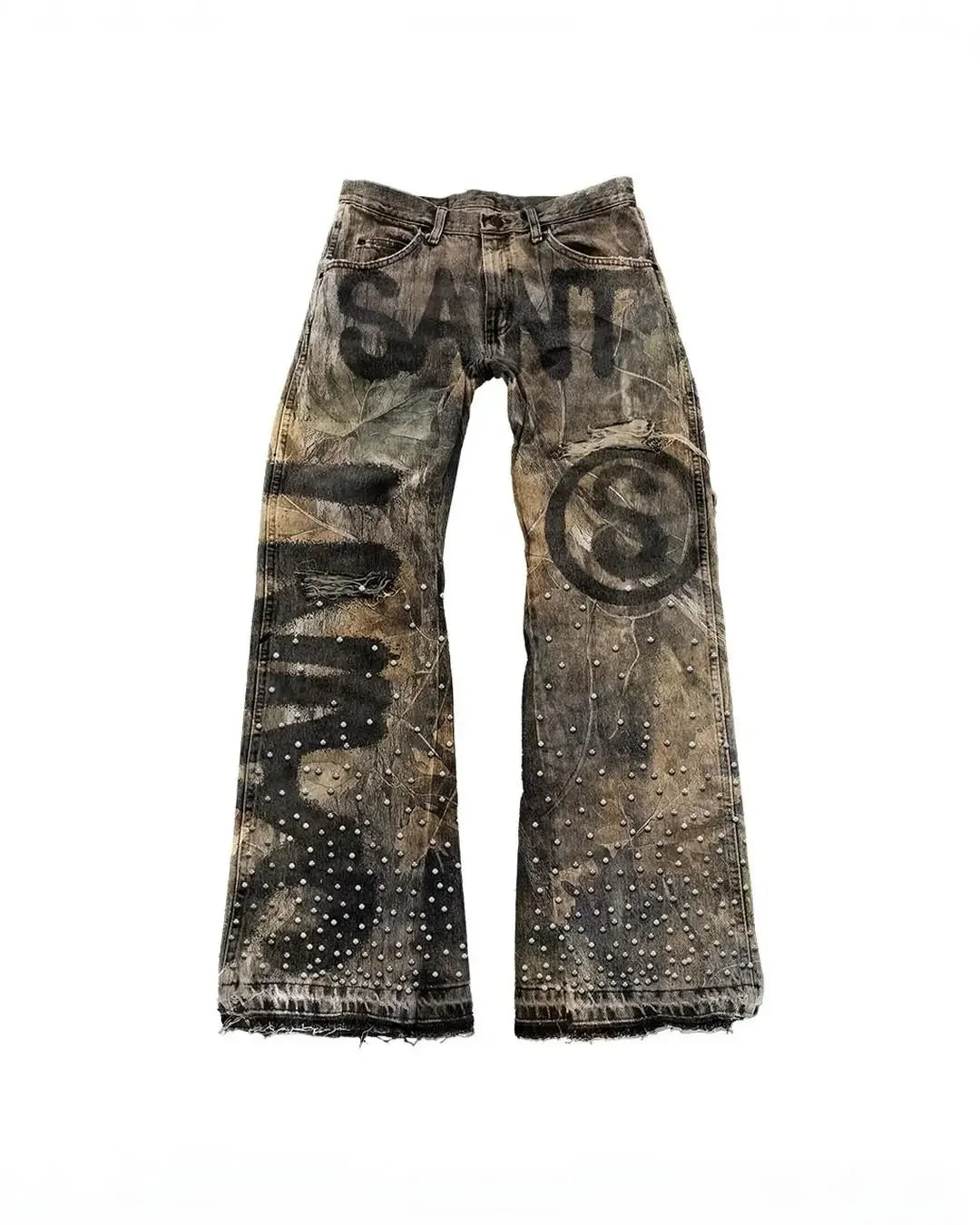Y2K Wide Leg Baggy Jeans – Vintage Harajuku Streetwear Denim Pants