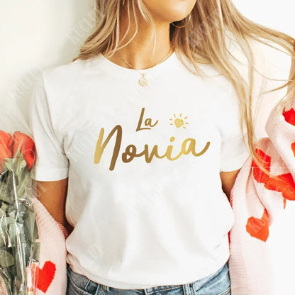 Bachelorette Party T-Shirt – Bride Squad Hen Party Tee