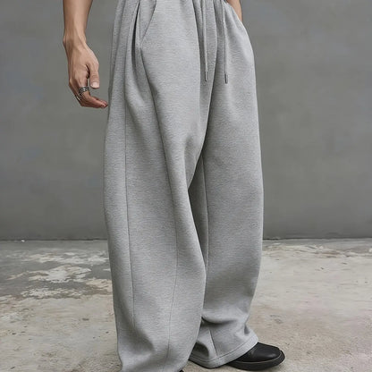 Men's Wide-Leg Sweatpants – Oversized Loose Fit Trousers