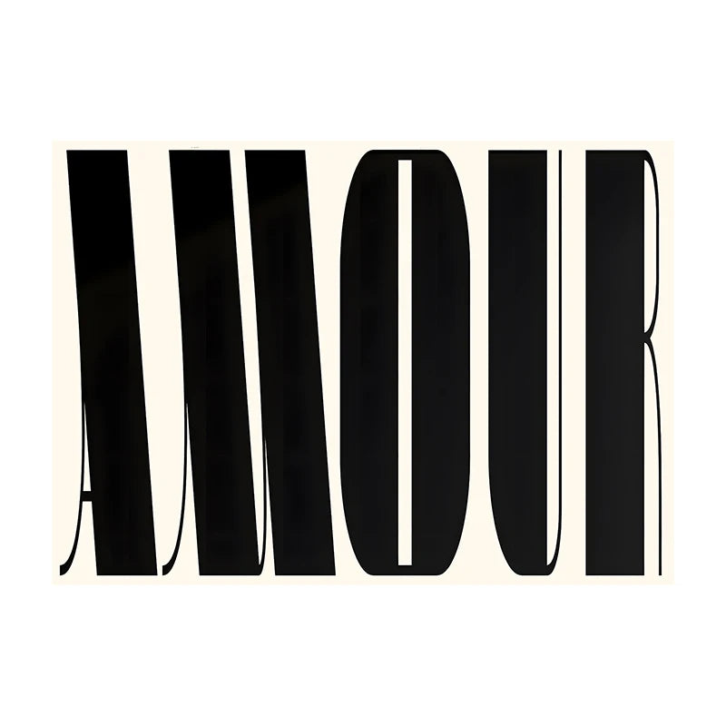 Bold Typography Wall Art Poster – Modern Minimalist Print