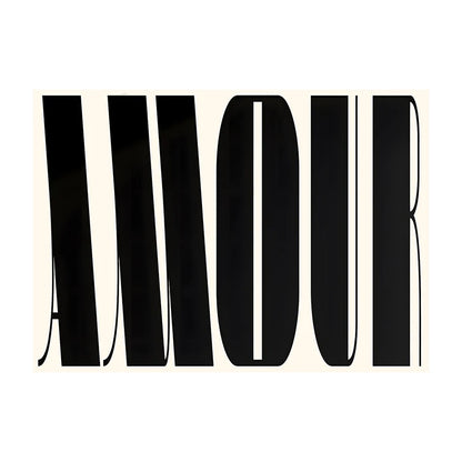 Bold Typography Wall Art Poster – Modern Minimalist Print